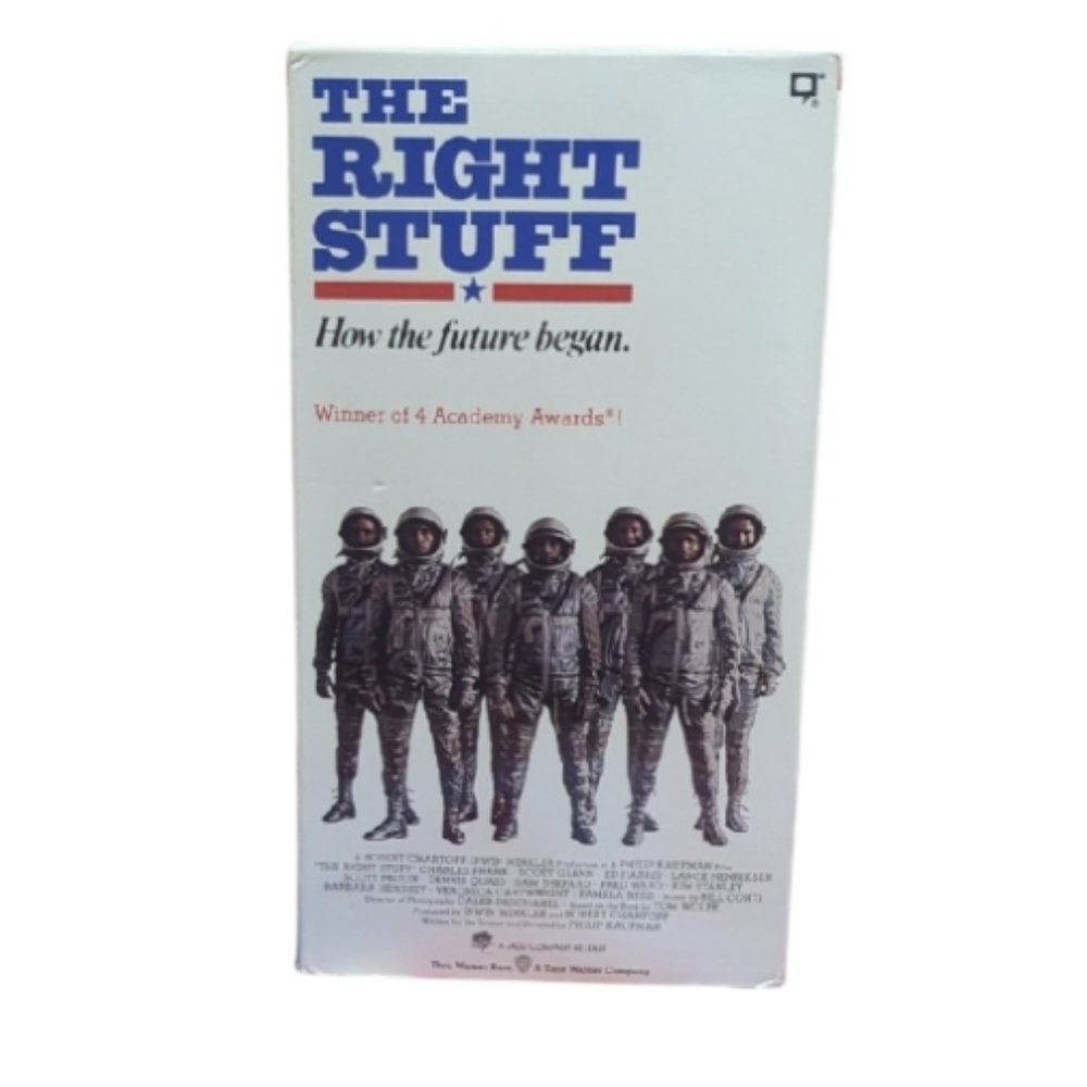 The Right Stuff VHS Tape (1983) – Adventure/Drama Classic